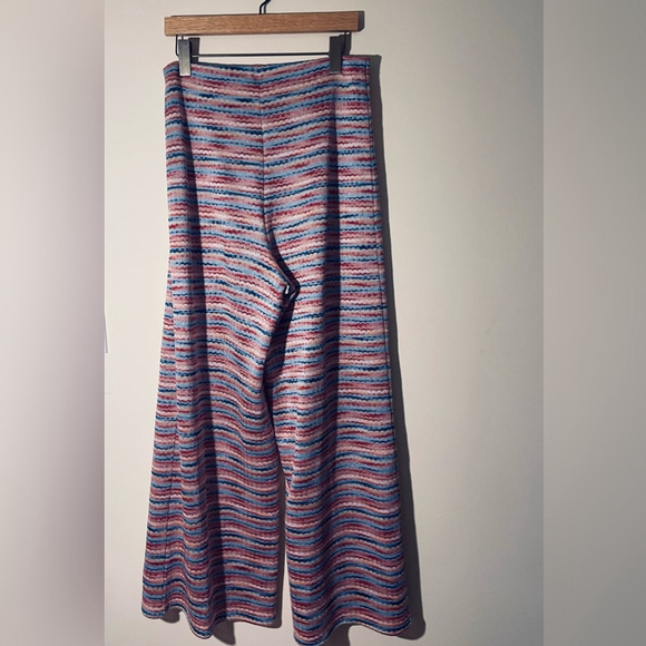 Free People Knit Wide-Leg Pants – Large Multicolor Striped - Picture 6 of 6